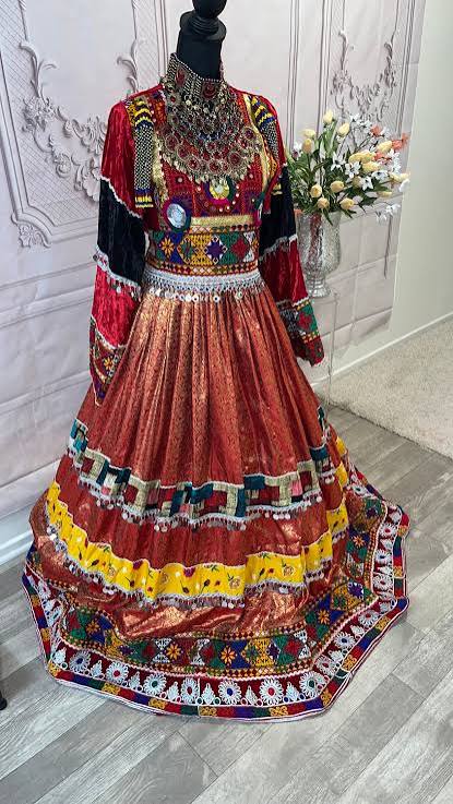 Elegant Afghan Dress for Women